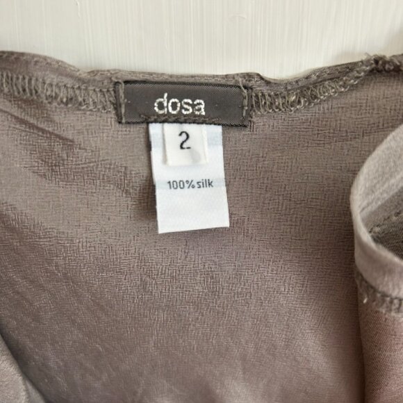 Dosa Slip/Slipdress Size 2, Silver Grey - Picture 5 of 8